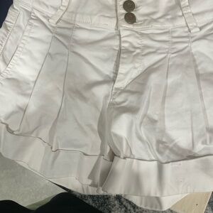 Hudson Jeans High Waist White Shorts